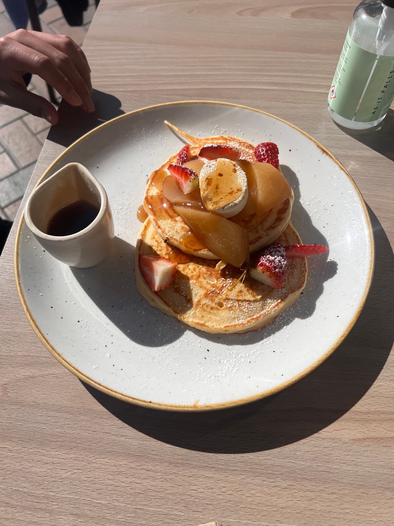 Strawberry pancakes
